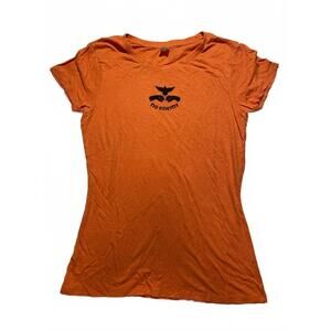 ONNO Orange 'No Enemy' Graphic T-Shirt Medium